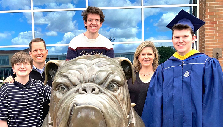 parents and sons at Gonzaga bulldog parents and sons at Gonzaga bulldog