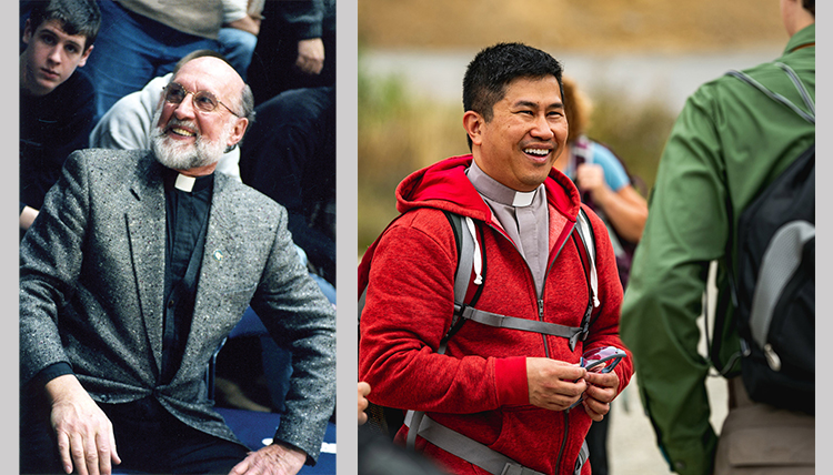 two separate images of Jesuits two separate images of Jesuits