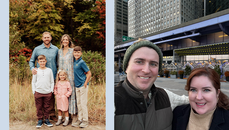Brandy Galloway and her family pictured on the left and Jennifer Mahon pictured on the right. Brandy Galloway and her family pictured on the left and Jennifer Mahon pictured on the right.