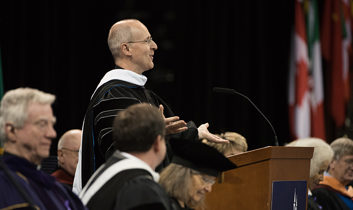 Father James Martin at commencement Father James Martin at commencement