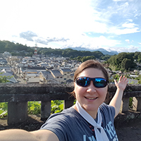 Self portrait of Abigail Williams in Ōita Prefecture Self portrait of Abigail Williams in Ōita Prefecture