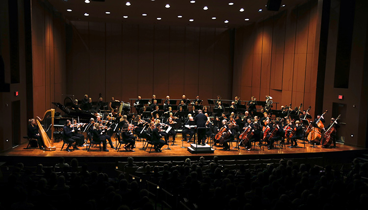 Gonzaga Symphony Orchestra performs at the opening of the MWPAC A Gonzaga Symphony Orchestra perforrmance.