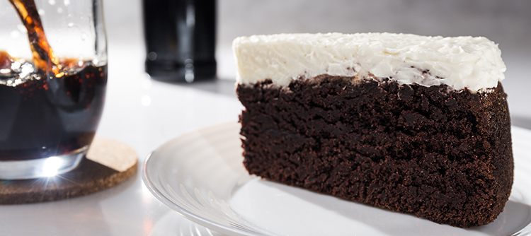 A picture of Guinness cake.