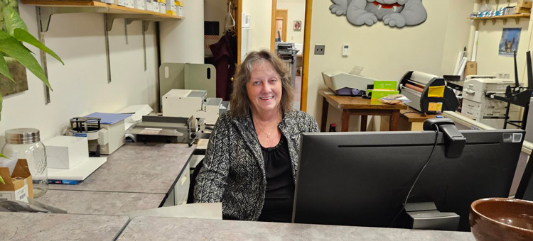 Nancy Masingale, head of Campus Printing at Gonzaga.