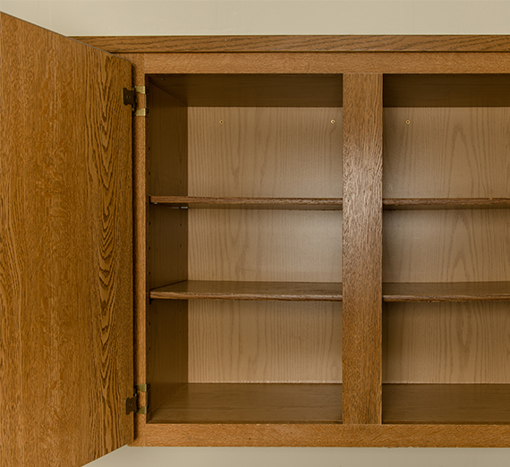 an empty food cupboard an empty food cupboard