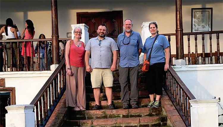 Group photo of Community of Practice Cohort yielding a group of five successful candidates collaborating with PUJ faculty on four projects. Group photo of Community of Practice Cohort yielding a group of five successful candidates collaborating with PUJ faculty on four projects.