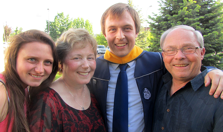 Dale Goodwin and family 2016 Dale Goodwin and family 2016