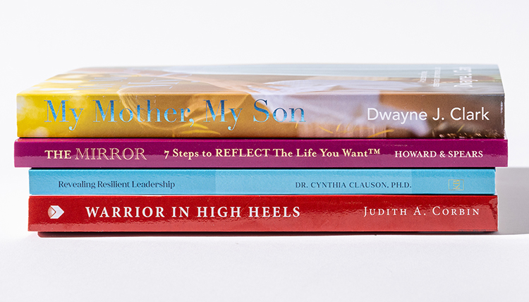 Image of four books written by Gonzaga alum recently. Image of four books written by Gonzaga alum recently.