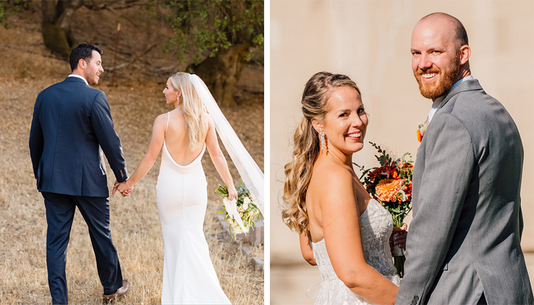 Brenn Donnelly and Nicholas Santomauro holding hands on the left and Steve Bugni and Victoria Bugni smiling on the right Brenn Donnelly and Nicholas Santomauro holding hands on the left and Steve Bugni and Victoria Bugni smiling on the right