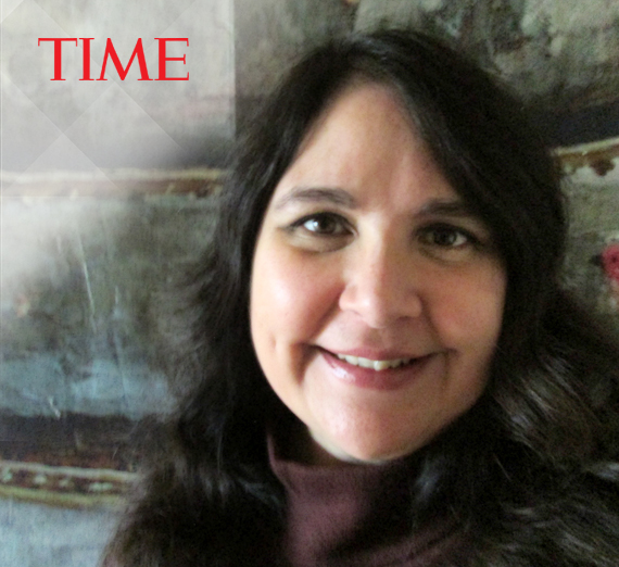 Laurie Arnold with TIME logo overlaid
