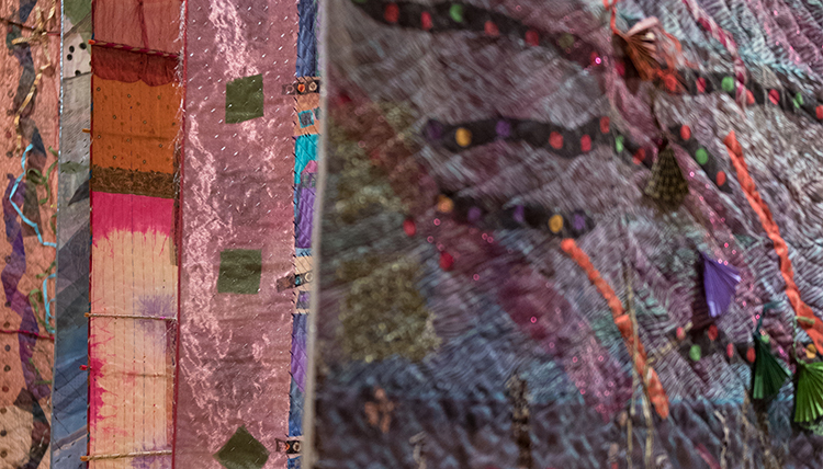 fabric art by Louise Kodis, Spokane artist fabric art by Louise Kodis, Spokane artist