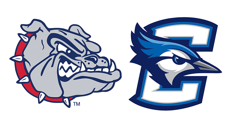 logos of the Gonzaga Bulldogs and Creighton Bluejays logos of the Gonzaga Bulldogs and Creighton Bluejays