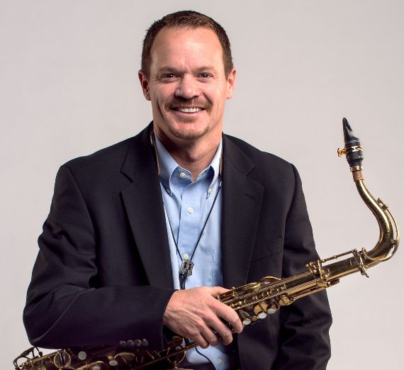 Image of Dave Fague with Saxophone