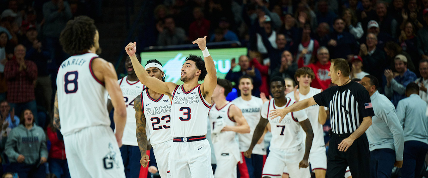 crowd of basketball players cheering