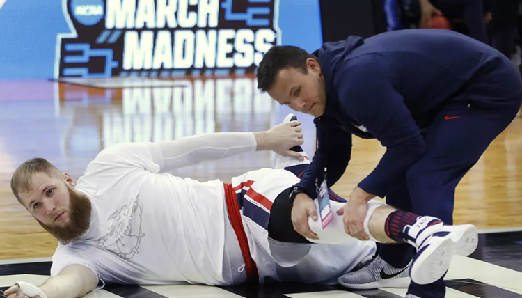Knight is the men's basketball strength and conditioning coach at Gonzaga.