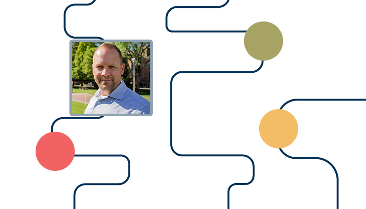 pathways graphic with photo of a man pathways graphic with photo of a man