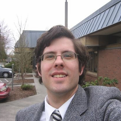 Michael Whitney takes a selfie in front of the Snohomish Country Tribune building. Michael Whitney takes a selfie in front of the Snohomish Country Tribune building.