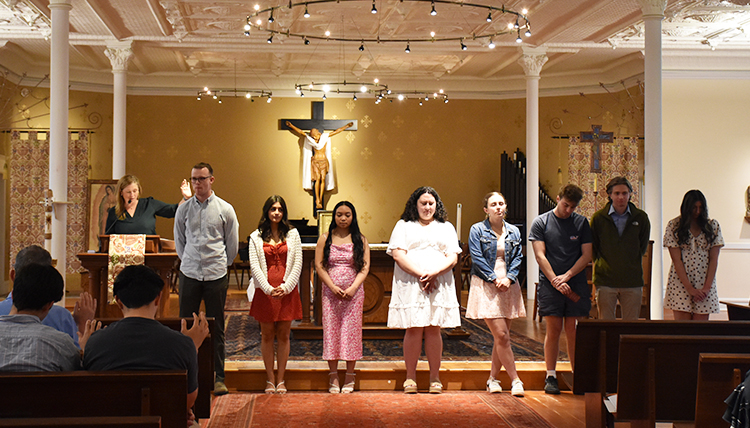 The 2024 Gonzaga appointees in post-grad service at the CCE missioning ceremony. The 2024 Gonzaga appointees in post-grad service at the CCE missioning ceremony.