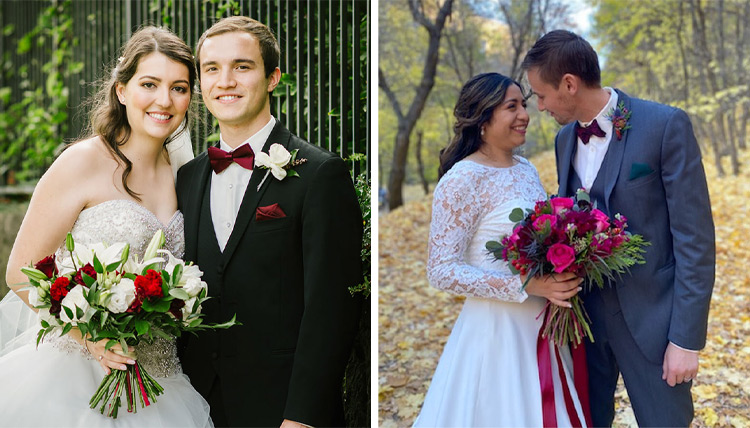 Katherine Palmer and Brandon Castaing smiling on the left, Joshua Harrison and Gabriela Portillo smiling on the right Katherine Palmer and Brandon Castaing smiling on the left, Joshua Harrison and Gabriela Portillo smiling on the right