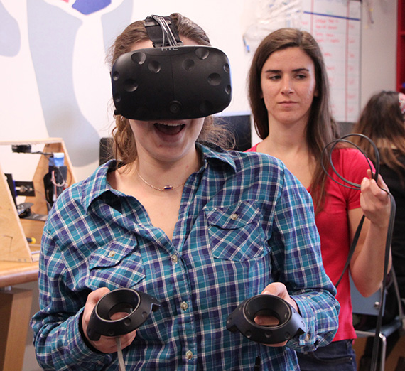 virtual reality test