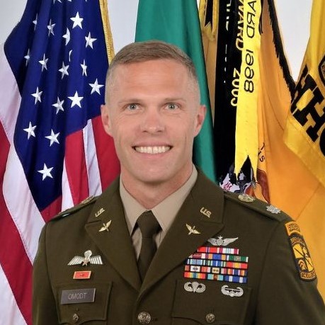 Headshot of LTC Michael Omodt Headshot of LTC Michael Omodt