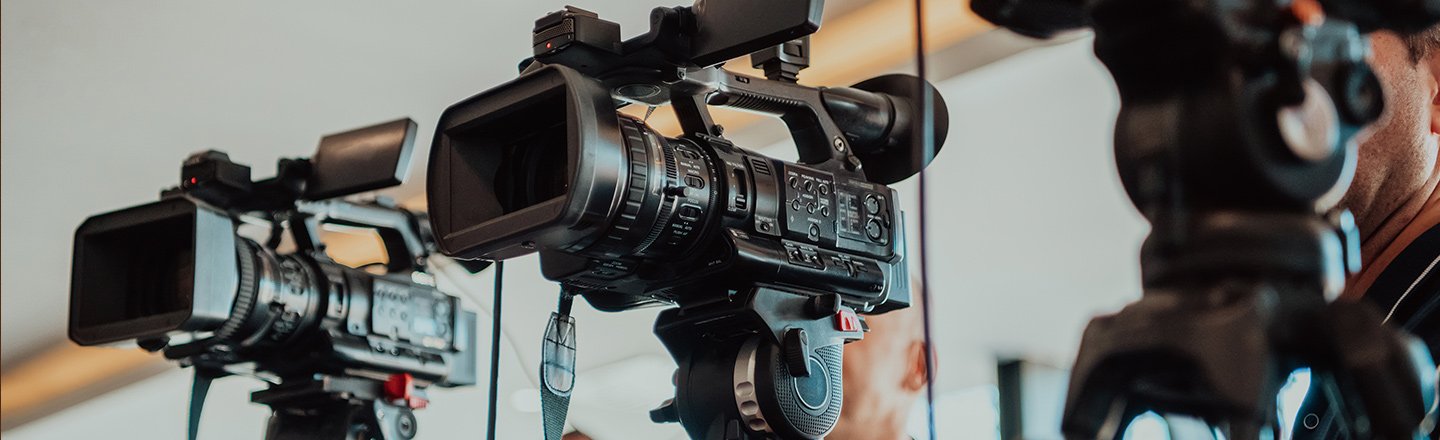 News cameras