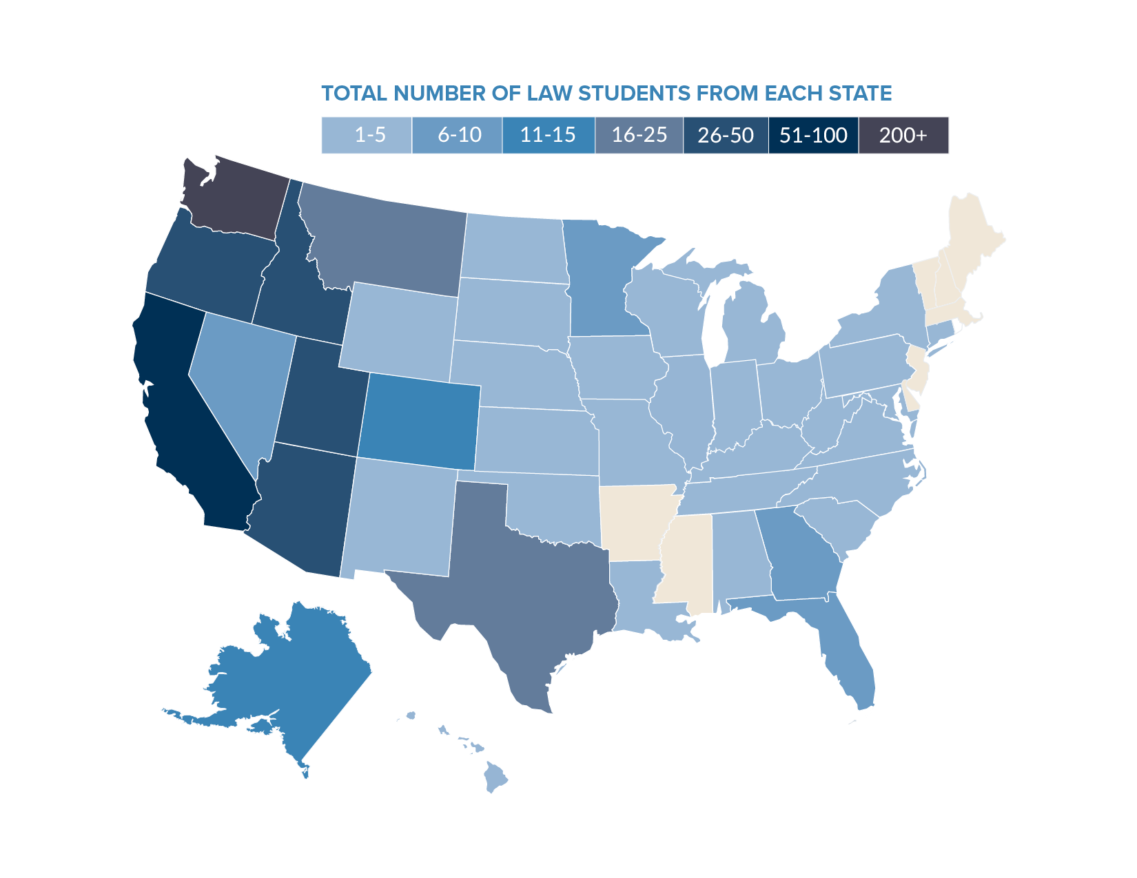 Law school map
