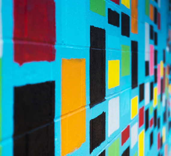 colorful mural
