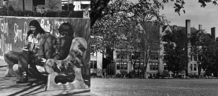Black and white photos of Gonzaga.