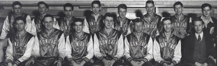 One of Frank Pavel's northwest championship Zag basketball teams One of Frank Pavel's northwest championship Zag basketball teams