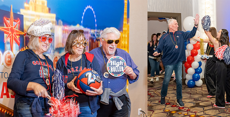 Photos of Gonzaga alumni at the WCC Tournament party. Photos of Gonzaga alumni at the WCC Tournament party.