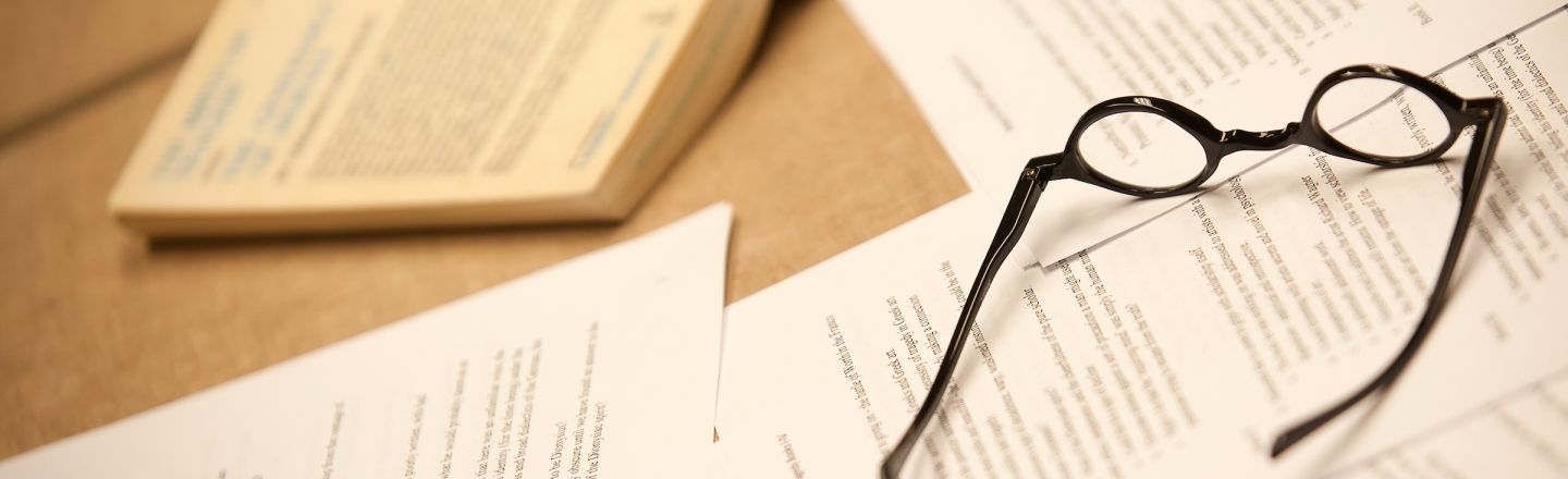 Glasses and Paper