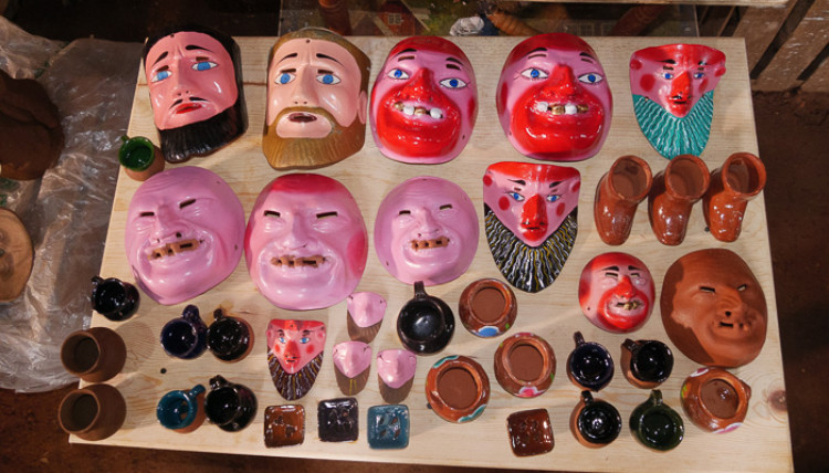 Danza masks from Michoacan, Mexico Danza masks from Michoacan, Mexico
