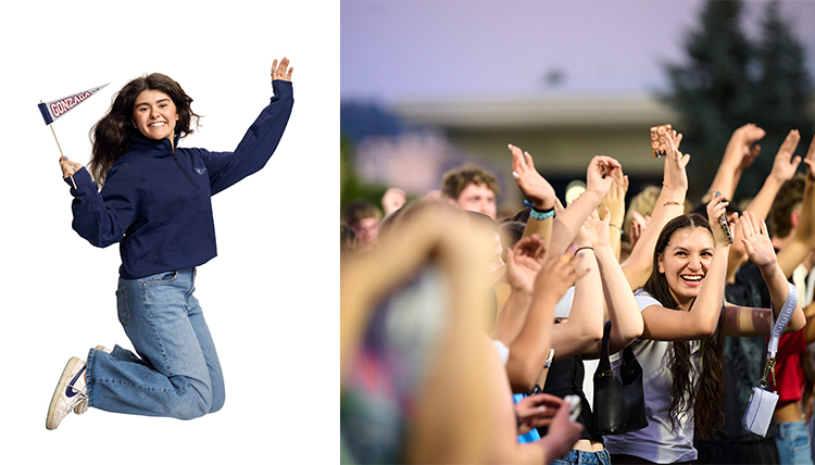 Two photos side by side. Two photos side by side.