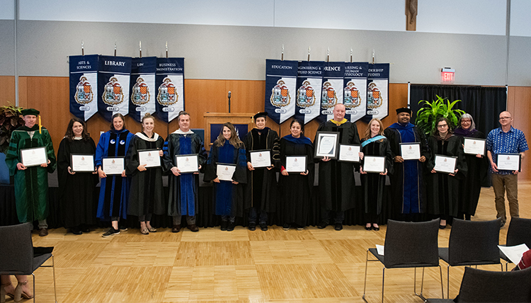 group photo of faculty award recipients group photo of faculty award recipients