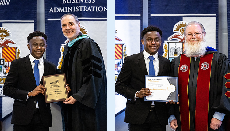 student receives awards from two deans student receives awards from two deans