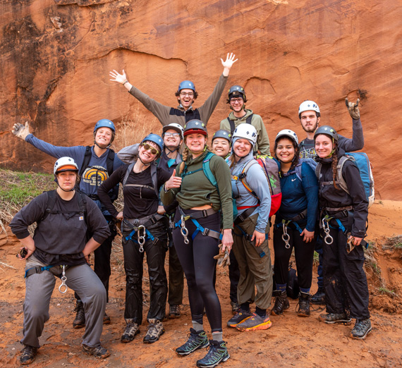 Gonzaga Outdoors staff trip to Utah, 2023