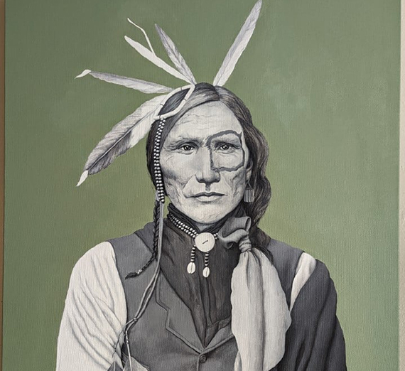 Tiffanie Irizarry’s “Chief Iron White Man