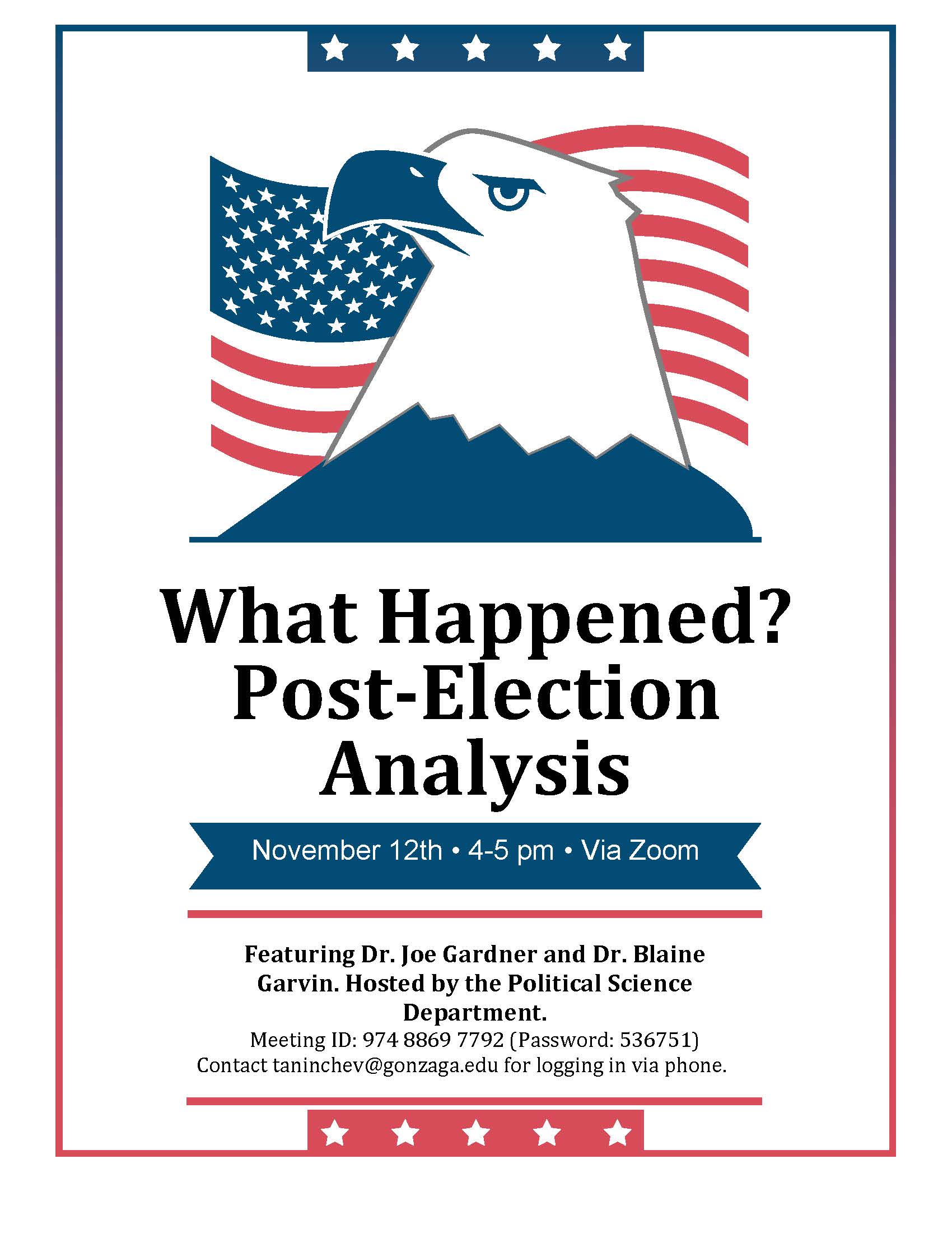What Happened? Post Election Analysis with GU's Political Science