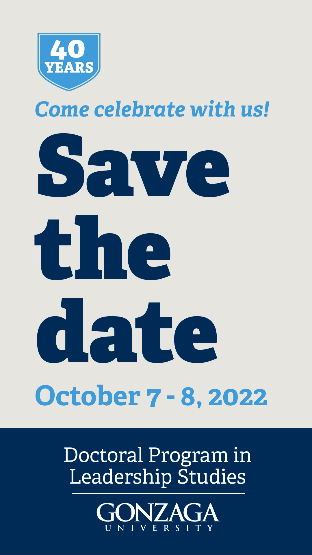 School of Leadership Studies (SLS) Annual Dinner & Doctoral Program in Leadership Studies (DPLS) 40th Anniversary Celebration