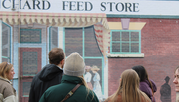 People gathered in Hillyard. People gathered in Hillyard.