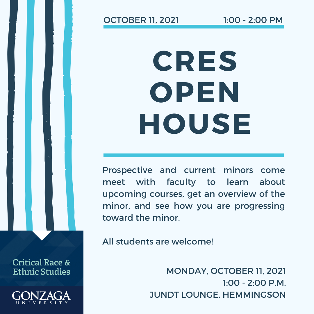 Department of Critical Race and Ethnic Studies Open House for Students Department of Critical Race and Ethnic Studies Open House for Students