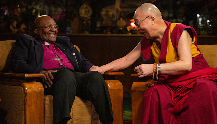 Archbishop Desmond Tuta and the Dalai Lama Archbishop Desmond Tuta and the Dalai Lama