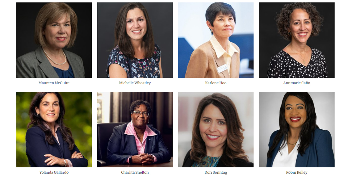 Shown above (l to r) - Top: Maureen McGuire, Michelle Wheatley, Karlene Hoo, Annemarie Caño. Bottom: Yolanda Gallardo, Charlita Shelton, Dori Sonntag, Robin Kelley.