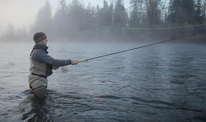 Gonzaga alum David Fineran fly fishing Gonzaga alum David Fineran fly fishing