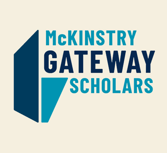 Gateway_logo_wheat-sq Teal letters read McKinstry Gateway Scholars