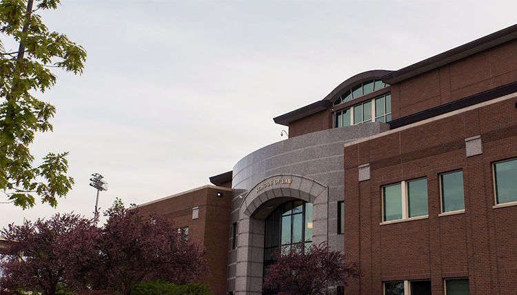 Gonzaga Law School at dusk Gonzaga Law School at dusk