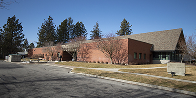 Outside of the South Hill branch of Spokane Public Library Outside of the South Hill branch of Spokane Public Library