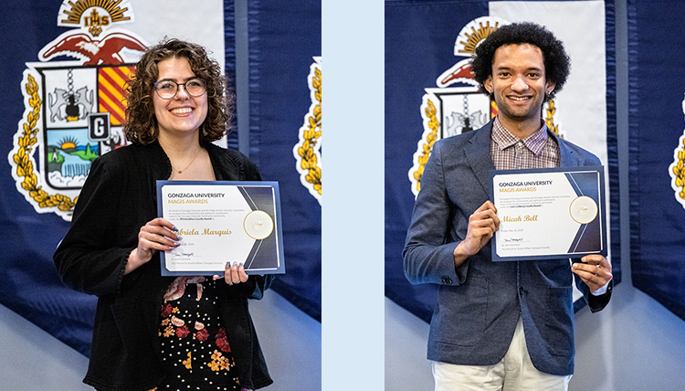 two students receive awards two students receive awards