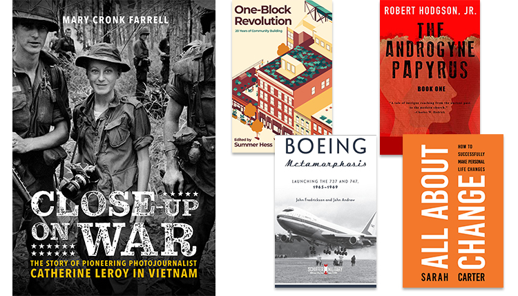 covers of five books covers of five books